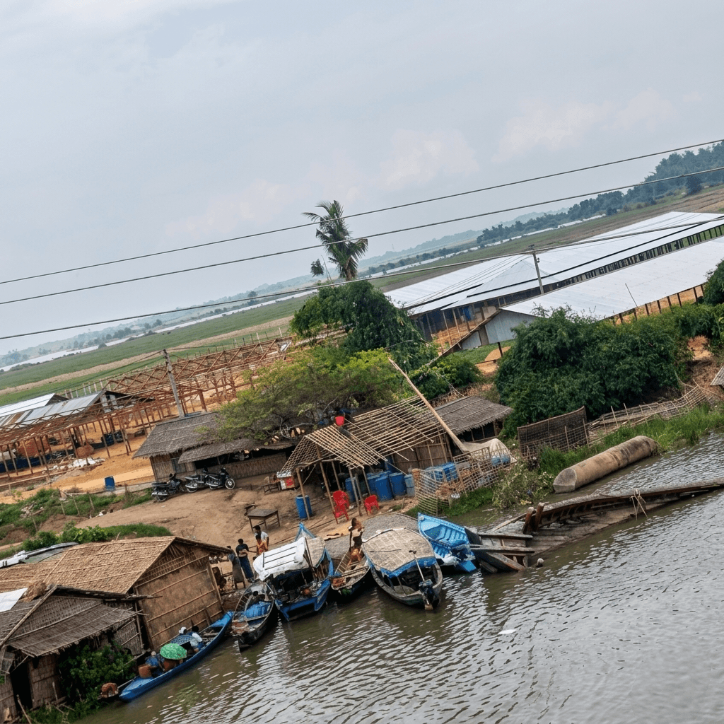 AA Builds Market on Confiscated Rohingya Farmland in Buthidaung, Demands Advance Payments for Shops